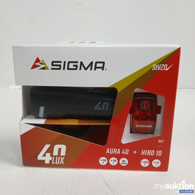 Artikel Nr. 470272 Artikel Nr. 470272: Sigma Fahrradlicht Set Aura 40 + Hiro 10