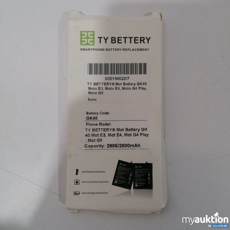 Artikel Nr. 896272: TY Bettery GK40  