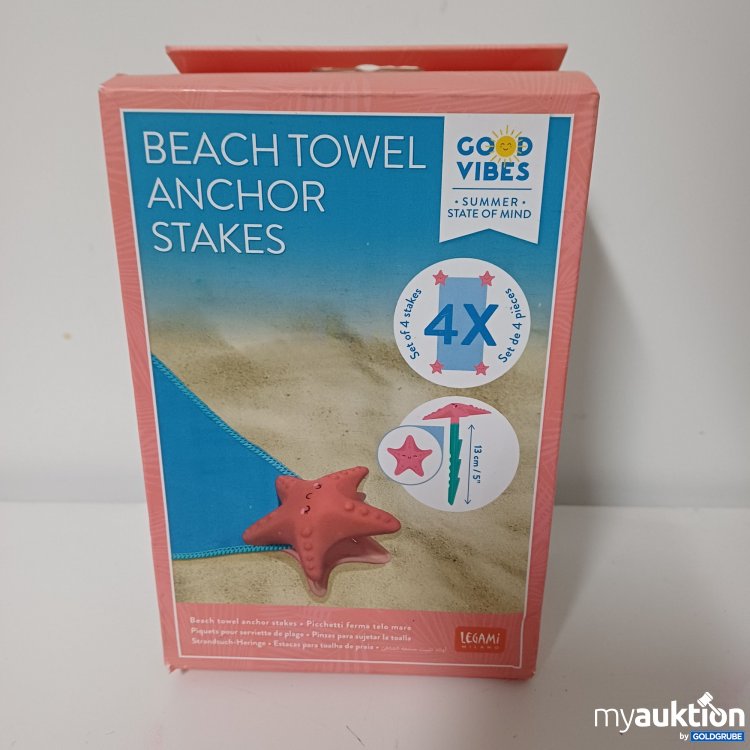 Artikel Nr. 917272: Good Vibes Strandtuchanker, Seesterndesingn