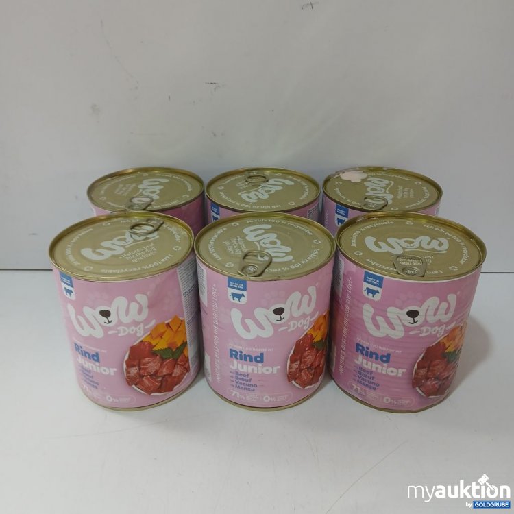 Artikel Nr. 973272: wow Dog Rind Junior 6×800 g