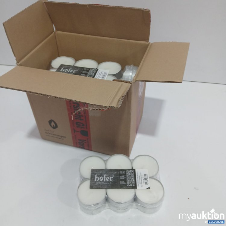Artikel Nr. 815273: Hofer Maxi Teelichter 6x12 Stück 