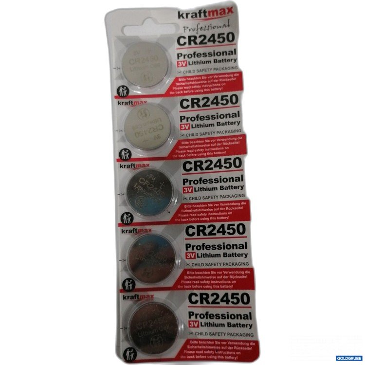 Artikel Nr. 886273: Kraftmax Professional Lithium Batterien CR2450 5Stk