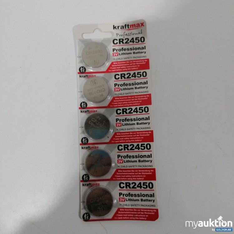 Artikel Nr. 886273: Kraftmax Professional Lithium Batterien CR2450 5Stk