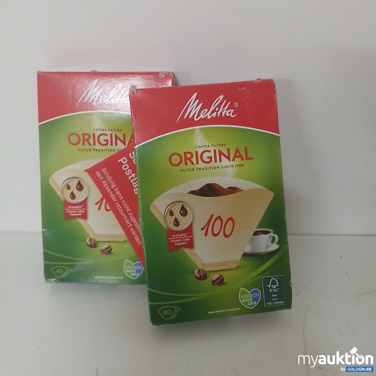 Artikel Nr. 900273: Melitta Coffee Filters Original 2er Pack x40 Stück 