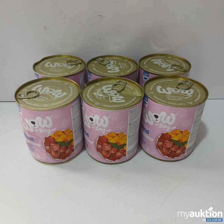 Artikel Nr. 973273: wow Dog Hundefutter Rind mit Gemüse 6x800 g