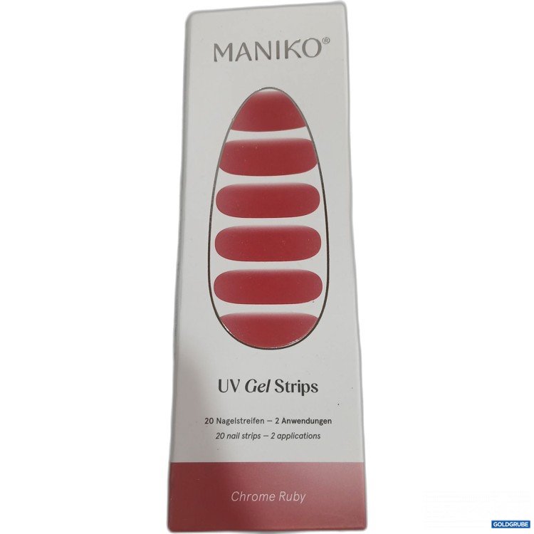 Artikel Nr. 979273: Makiko UV Gel Strips Chrome Ruby 