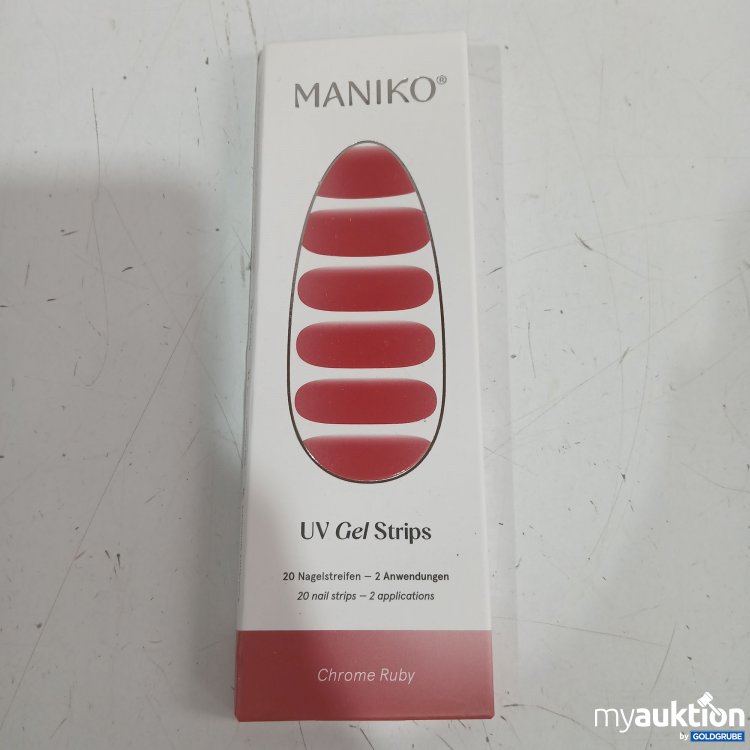 Artikel Nr. 979273: Makiko UV Gel Strips Chrome Ruby 