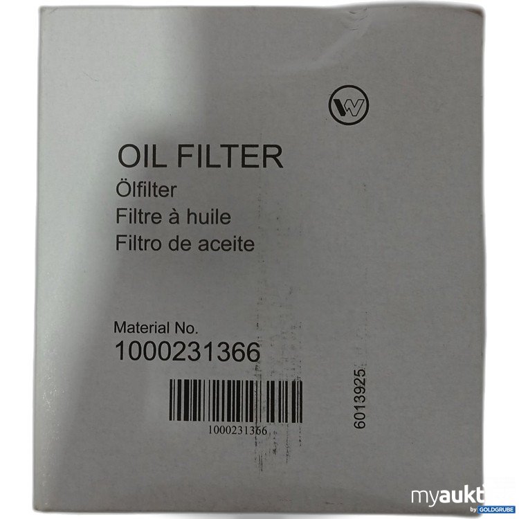 Artikel Nr. 980273 Artikel Nr. 980273: Wacker Neuson Öl Filter, Art.No. 1000231366