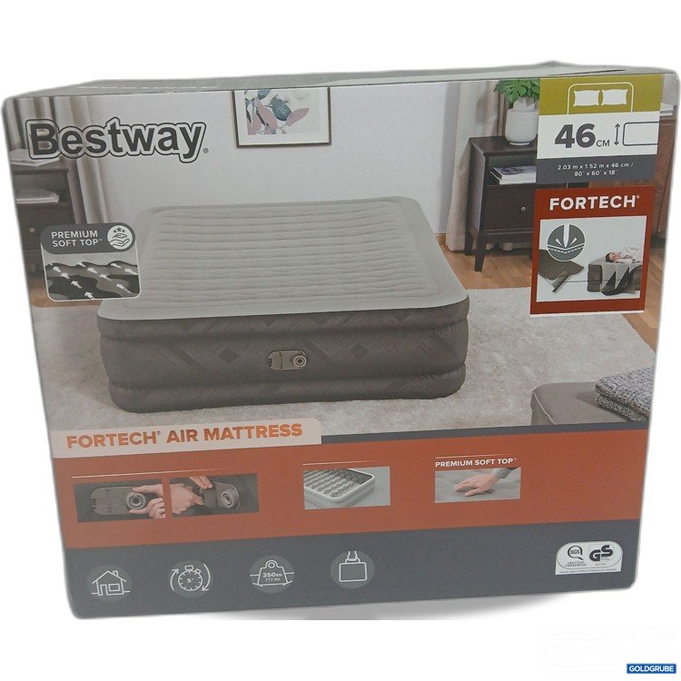 Artikel Nr. 990273 Artikel Nr. 990273: Bestway Fortech Air Mattress 2.03m x 1.52m x 46cm