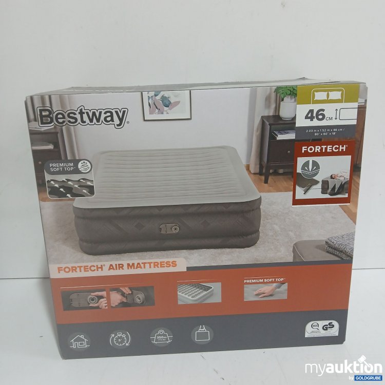 Artikel Nr. 990273 Artikel Nr. 990273: Bestway Fortech Air Mattress 2.03m x 1.52m x 46cm