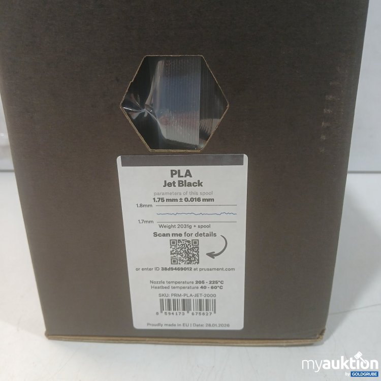 Artikel Nr. 469274: Prusament PLA Jet Black 2.031 kg