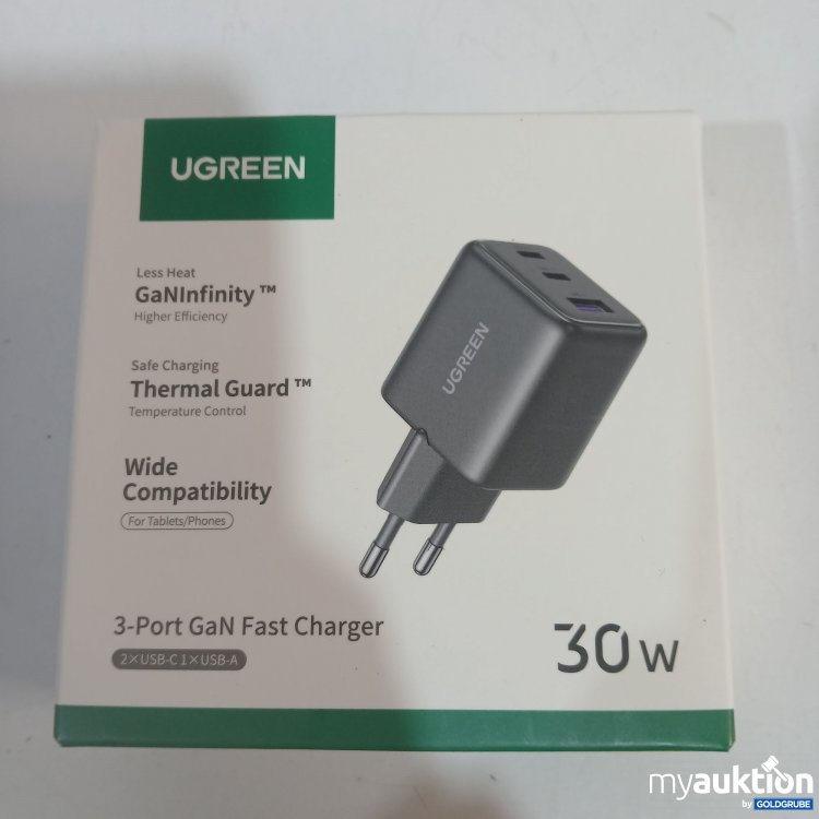 Artikel Nr. 873274: Ugreen 3-Port GaN Fast Charger 30W 