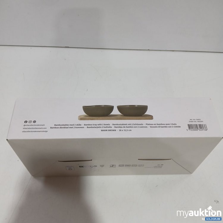 Artikel Nr. 921274: Shoku Villa Collection Bamboo Tray with 2 Bowls