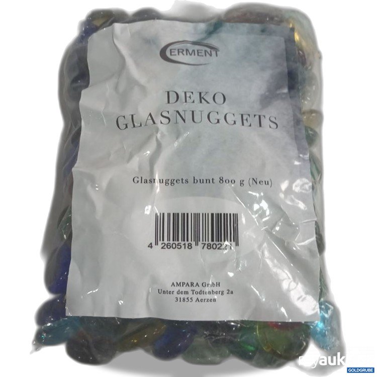 Artikel Nr. 932274: Erment Deko Glasnuggets bunt 800g