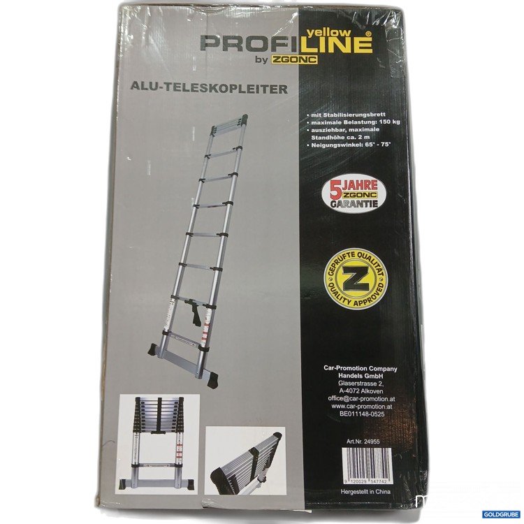 Artikel Nr. 961274: Profiline Yellow Alu Teleskopleiter 