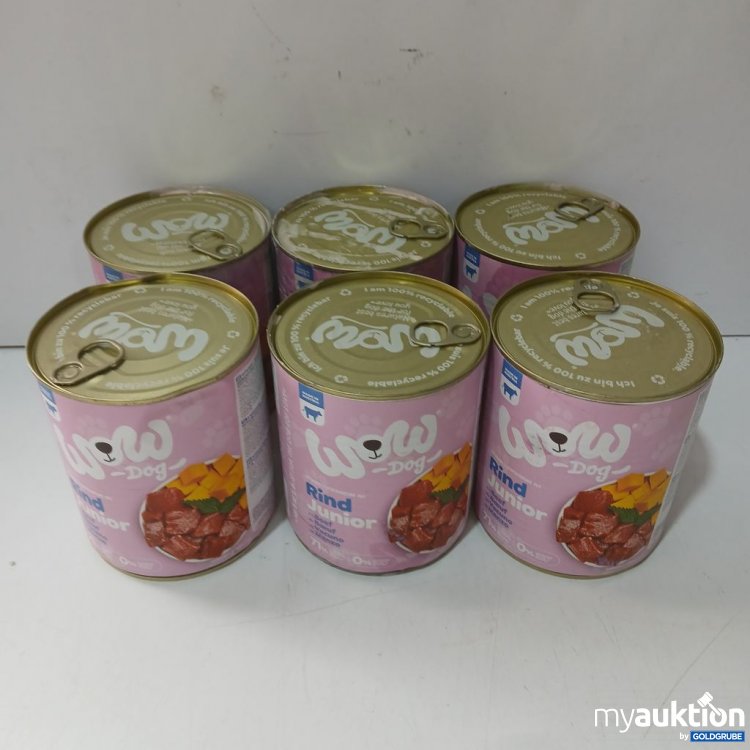 Artikel Nr. 973274: wow Dog Rind Junior 6×800g