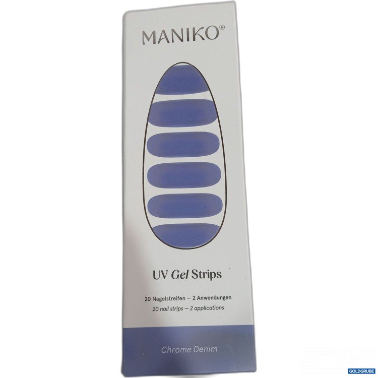 Artikel Nr. 979274: Maniko UV Gel Strips Chrome Denim 