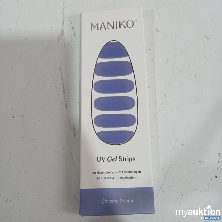 Artikel Nr. 979274: Maniko UV Gel Strips Chrome Denim 