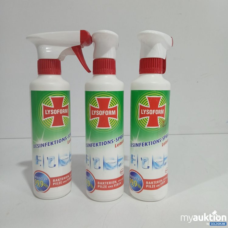 Artikel Nr. 825275 Artikel Nr. 825275: Lysoform Desinfektions-Spray Lemon je 350ml