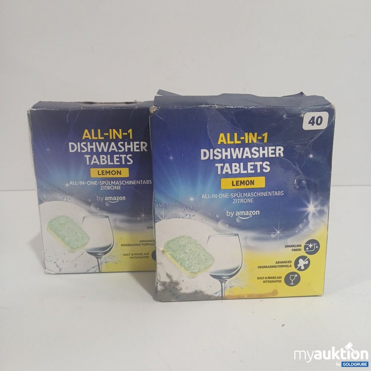 Artikel Nr. 859275: Amazon All in 1 Dishwasher Tablets Lemon je 40x