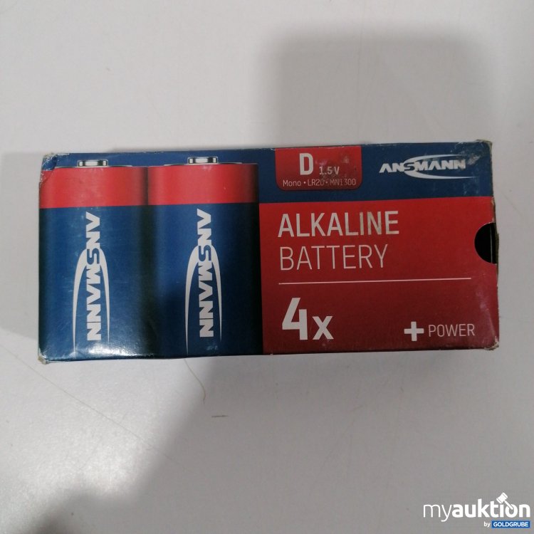 Artikel Nr. 886275: Ansmann Alkaline Batterien D 4Stk