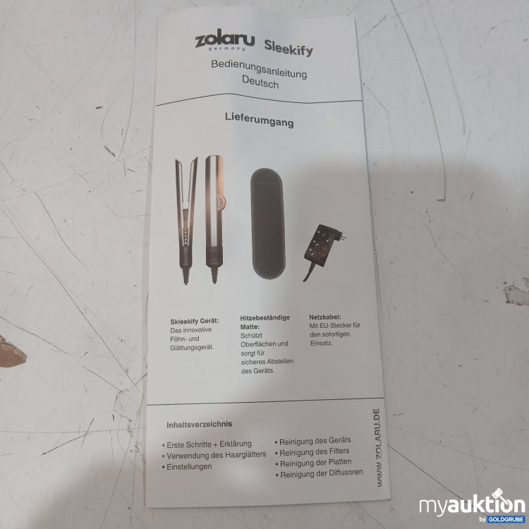 Artikel Nr. 942275 Artikel Nr. 942275: Zolaru Sleekify Haarglätter