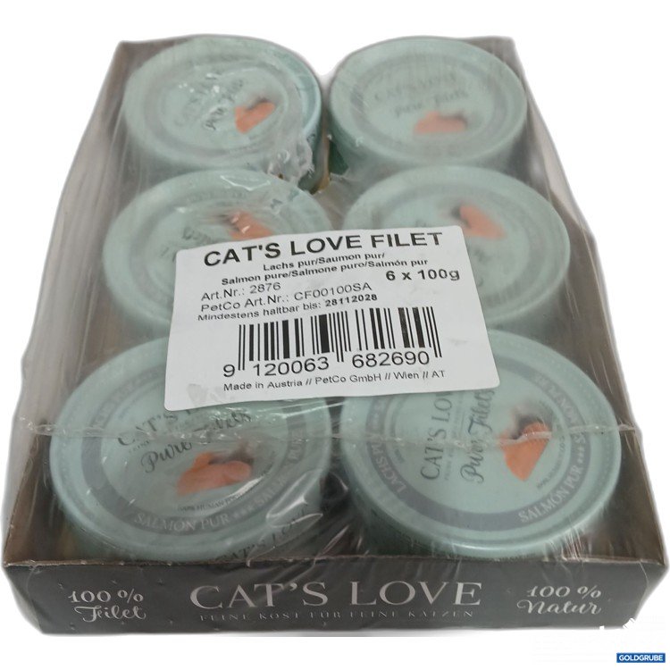 Artikel Nr. 995275: Cat's Love Filet Lachs pur 6x100g 