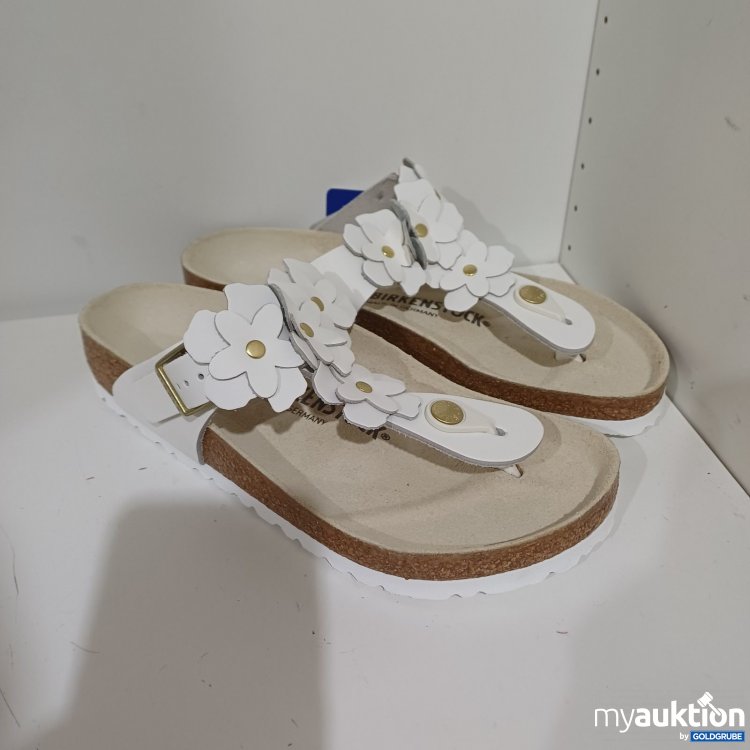 Artikel Nr. 464276 Artikel Nr. 464276: Birkenstock Gizeh Flower Embellishment Sandale Gr. 37 Weiß
