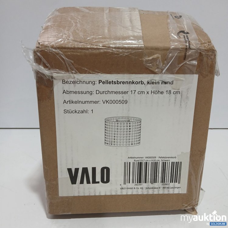 Artikel Nr. 523276: Pelletsbrennkorb Klein rund Durchmesser 17cmx 18cm Höhe  Art.Nr: VK000509 