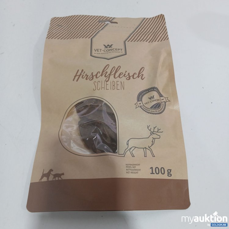 Artikel Nr. 814276 Artikel Nr. 814276: Vet-Concept Hirschfleisch Scheiben 100g