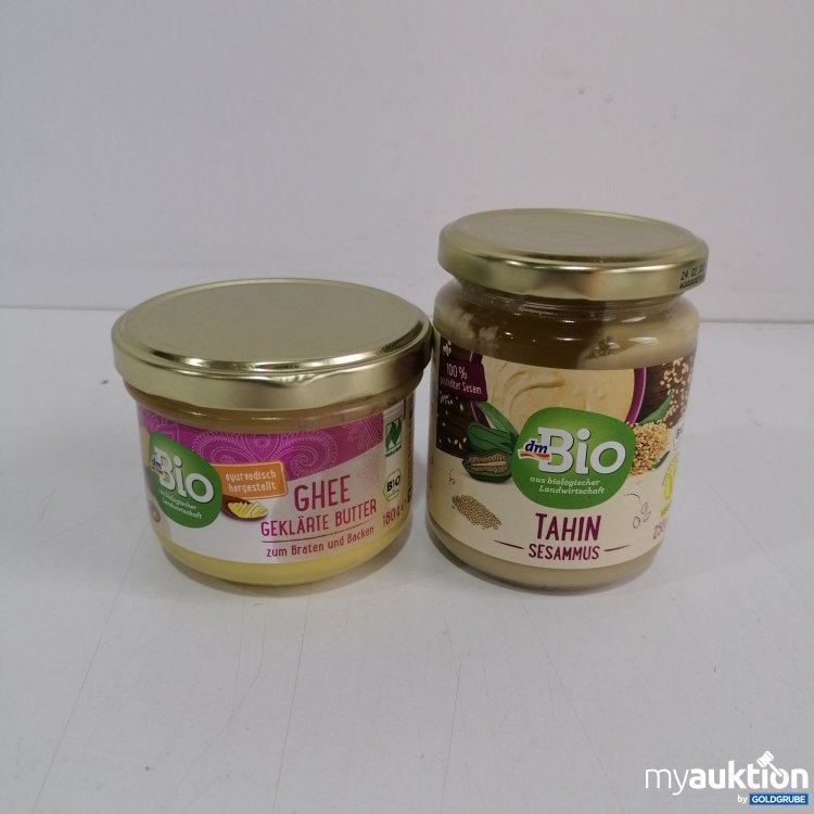 Artikel Nr. 844276 Artikel Nr. 844276: DM Bio Ghee geklärte Butter 180g, Tahin Sesammus 250g