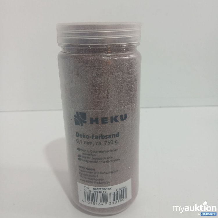 Artikel Nr. 849276 Artikel Nr. 849276: Heku Deko-Farbsand 0,1mm ca. 750g