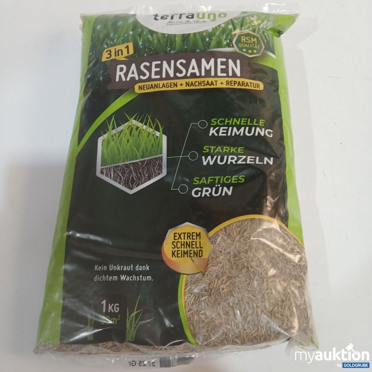 Artikel Nr. 873276: Terrauno 3in1 Rasensamen 1kg 