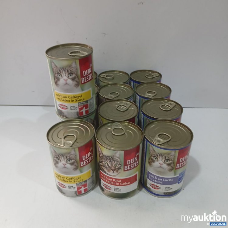 Artikel Nr. 973276: DEIN BESTES Katzenfutter diverse Sorten 13x400 g