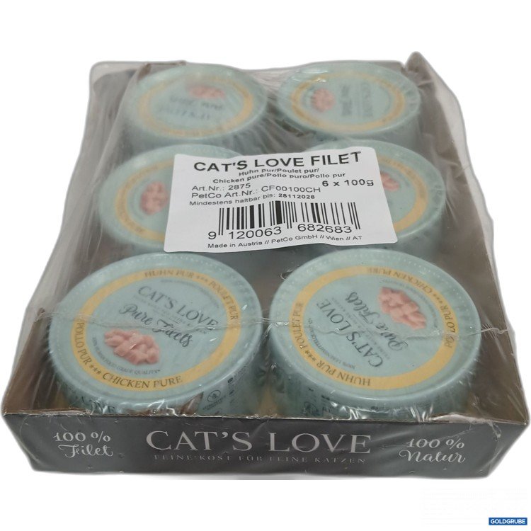 Artikel Nr. 995276 Artikel Nr. 995276: Cat's Love Filet Huhn pur 6x100g