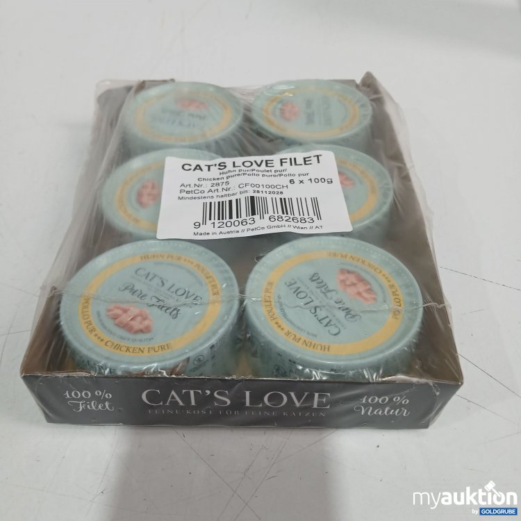 Artikel Nr. 995276 Artikel Nr. 995276: Cat's Love Filet Huhn pur 6x100g
