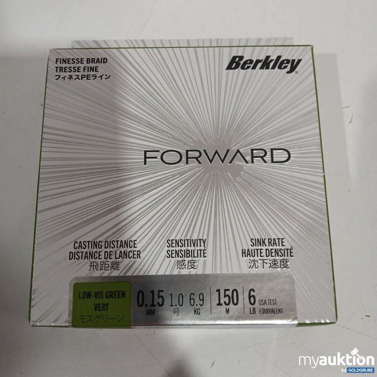 Artikel Nr. 442277: Berkley Forward Finesse Braid 0.15 mm 150 m 6,9kg