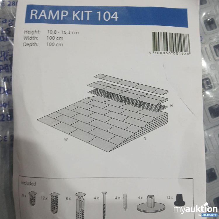 Artikel Nr. 446277: Ramp Kit 104 Heigth: 10,8-16,3cm Width: 100cm Depth : 100cm 