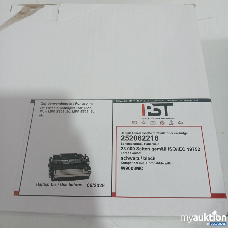 Artikel Nr. 461277 Artikel Nr. 461277: PST Rebulit Tonerkassette schwarz kompatibel mit W9008MC