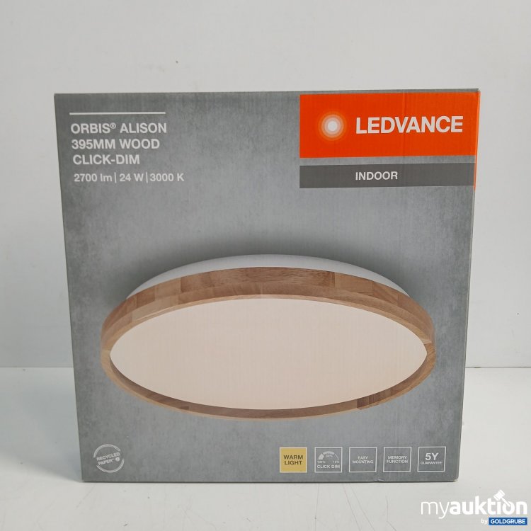 Artikel Nr. 470277 Artikel Nr. 470277: LEDVANCE Orbis Alison 395mm Wood LED Deckenleuchte