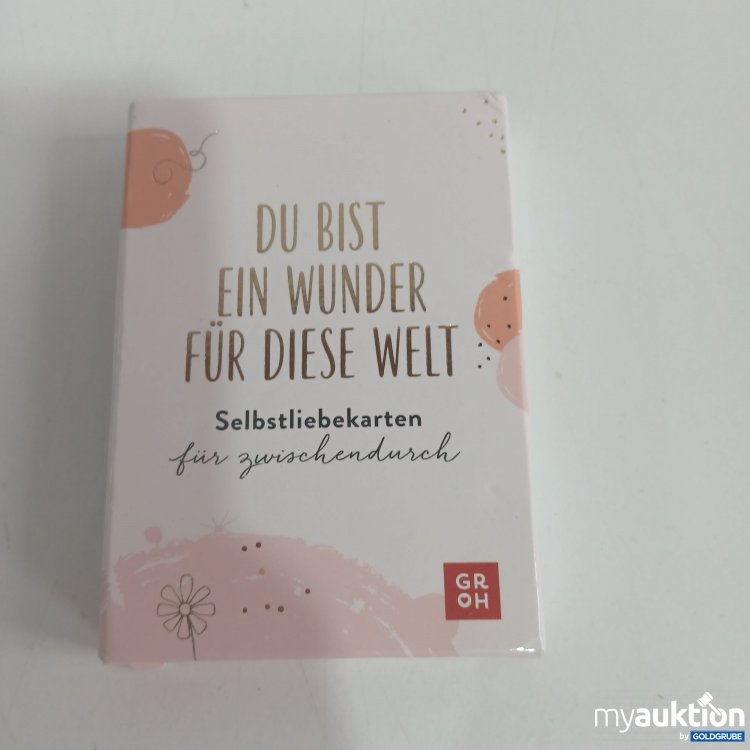 Artikel Nr. 848277: Du bist ein Wunder für diese Welt Selbstliebekarten 