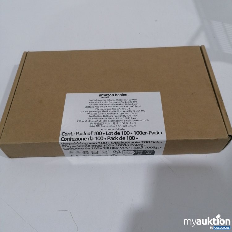 Artikel Nr. 886277: Amazon basics AA Performance Alkaline Batterien 100Stk