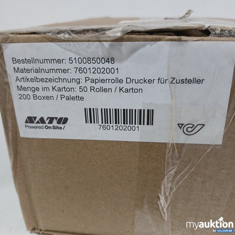 Artikel Nr. 938277 Artikel Nr. 938277: SATO 50 Rollen Papierrolle Drucker für Zusteller