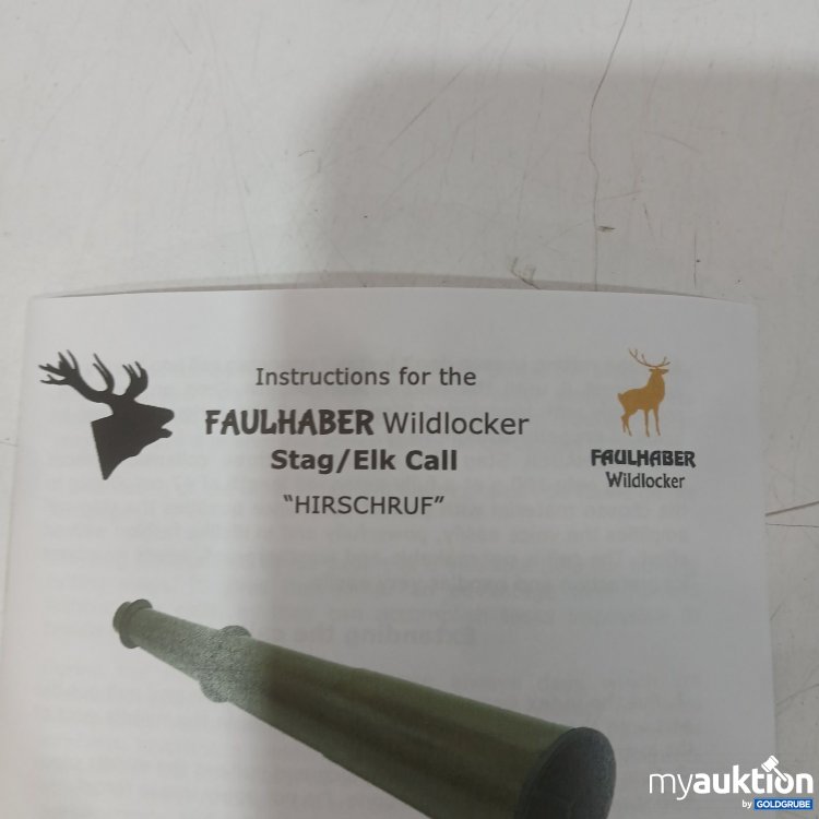 Artikel Nr. 942277: Faulhaber Wildlocker Hirschruf