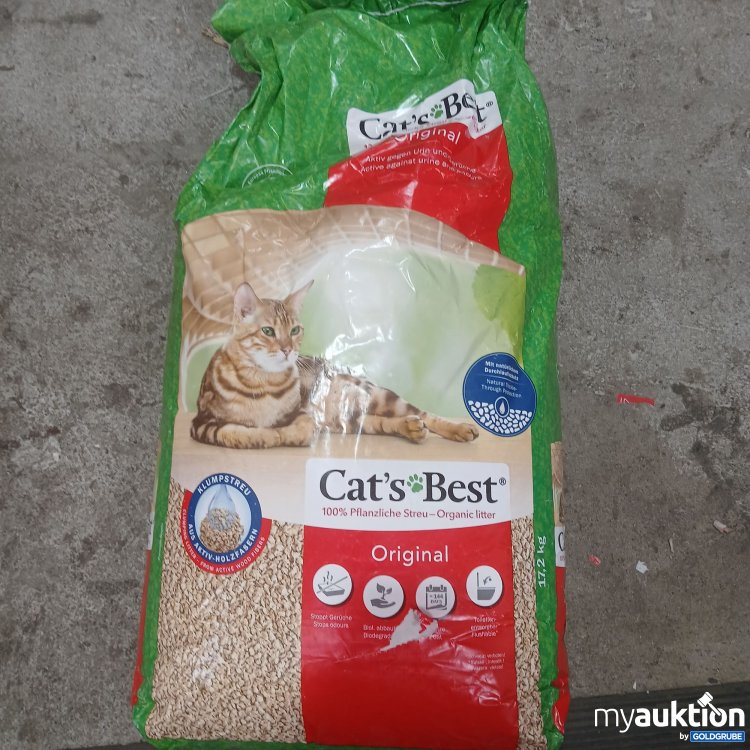 Artikel Nr. 984277: Cat's Best Pflanzliches Katzenstreu 17,2kg 