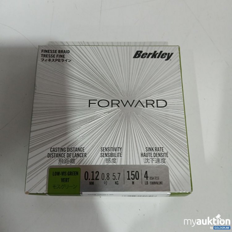 Artikel Nr. 442278: Berkley Forward Finesse Braid 0.12 mm 5,7kg 150m