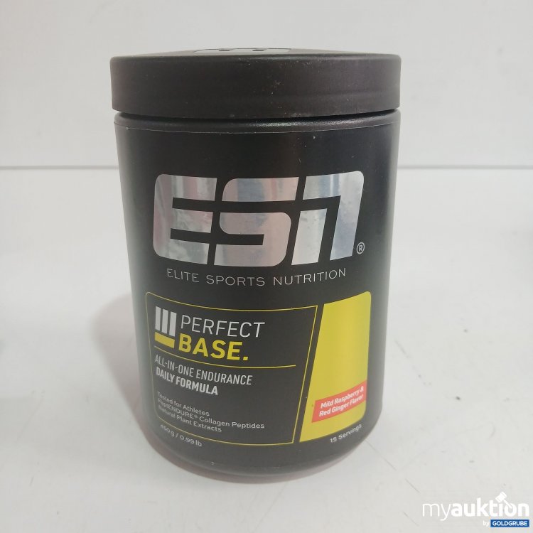 Artikel Nr. 460278 Artikel Nr. 460278: ESN Perfect Base all-in-one Endurance Daily Formula Mild Raspberry & Red Ginger Flavor 450g