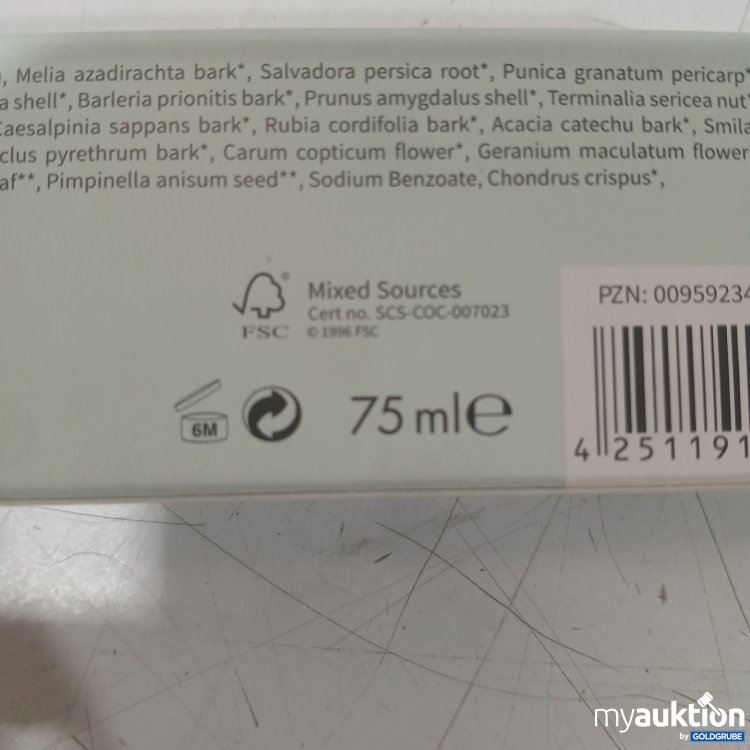 Artikel Nr. 466278 Artikel Nr. 466278: apeiron Auromère Kräuter Zahncreme 75 ml