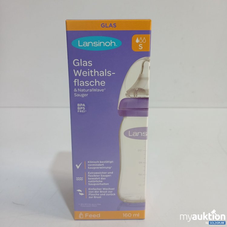Artikel Nr. 858278 Artikel Nr. 858278: Lansinoh Glas Weithalsflasche 160ml