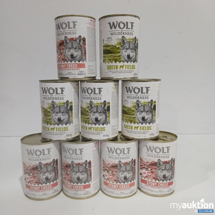 Artikel Nr. 876278 Artikel Nr. 876278: Wolf of Wilderness Hundefutter diverse Sorten je 400g